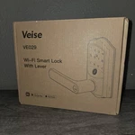 Veise Battery Operated Wifi Smart Lock With Lever Model VE029. Fixed Price $44.99.