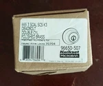 Kwikset 665 Double Cylinder Deadbolt Polished Brass, Keyed Both Sides. Fixed Price $12.99.