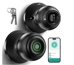 Klloque K10B Smart Knob Lock Black Fingerprint Access Phone Control Open Box. Fixed Price $27.08.