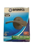 Brinks Interior Non-locking Heavy Duty Matte Black Door Knob 2730-122. Fixed Price $13.00.