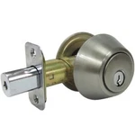 Tru-guard Taiwan Fu Hsing Industrial DLX22 KA3Z Double-cylinder Deadbolt, Satin. Fixed Price $114.94.