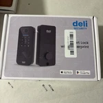 Deli Security Smart Deadbolts Lever Lock Keyless-entry Fingerprint, Keypad. Fixed Price $50.00.