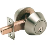 Tell Satin Stainless Steel Commercial Double Cylinder Deadbolt CL100056. Fixed Price $46.36.