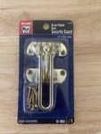 New Bulldog Hardware Door Security Guard D-180 Brass Plated. Fixed Price $7.00.