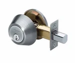 Master Lock DSO0615 Single Cylinder Deadbolt, Satin Nickel. Fixed Price $5.00.