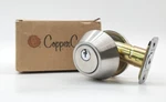 Copper Creek DB2410SS Single Cylinder Standard Deadbolt, Satin Stainless. Fixed Price $12.35.
