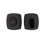 Emtek 8426US19 Single Cylinder, Urban Modern Deadbolt, Flat Black. Fixed Price $105.19.