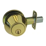 Nu-set 751-PVD Grd 2 Dbl Cyl Deadbolt, Lifetime Brass. Fixed Price $97.75.