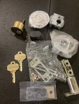 Baldwin 8241260 Estate Solid Brass Keyed Deadbolt, Polished Chrome. Fixed Price $120.99.