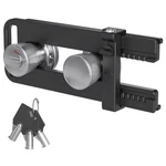 Ast Double Door Security Lock, Middle, Matte Black With Keyed Alike Cylinder. Fixed Price $58.10.