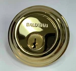 Baldwin Sc.trd Traditional Round Single Cylinder Keyed Entry Polished Brass Read. Fixed Price $69.99.