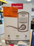 Kwikset 917 Smartcode Satin Nickel Keypad Electronic Single-cylinder Tustin Door. Fixed Price $99.00.