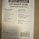 Lockly Guard Defender (238) Mortise Smart Bluetooth Touchscreen PGD238LESN. Fixed Price $300.00.