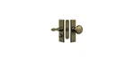 Deltana SDML334U5 Storm Door Latch, Square, Mortise Lock In Antique Brass. Fixed Price $136.43.