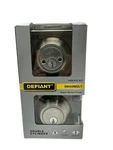 Defiant Satin Nickel Double Cylinder Deadbolt 1008 870 503 New. Fixed Price $19.95.