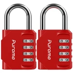 Puroma 2 Pack Combination 4 Digit Padlock For School Gym, Sports Locker,.... Fixed Price $16.84.