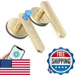 Gavdhe Smart Fingerprint Door Lock Keyless Entry Biometric Knob With Keypad. Fixed Price $83.32.
