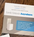 Schlage Sense Wi-fi Adapter Controlled For Smart Deadbolt Used. Fixed Price $18.00.