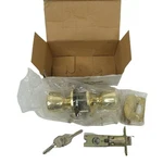 Mfs Supply Entry Door Knob Lock Assembly Keys 64445 Polished Brass Lot Of 2 New. Fixed Price $20.84.