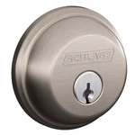Schlage B60NV619 KA4 Deadbolt, Grade, SC1 Key, Metal, Satin Nickel, 2-3/8,. Fixed Price $57.20.