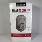 Kwikset Smartcode 909 Touchpad Electronic Deadbolt Satin Nickel New Open Box. Fixed Price $39.99.