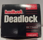 Kwikset Single Cylinder Deadbolt 660 RCL-RCS4 W/ 2 Keys. Fixed Price $12.69.
