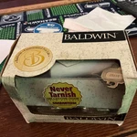 Baldwin Traditional Lifetime Double Cylinder Polished Brass Deadbolt 98232.003. Fixed Price $59.99.