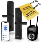 Smart Mortise Lock Wifi Camera Fingerprint Rfid Keypad App Control Eu Din Door. Fixed Price $109.99.