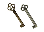 Llhhs KY-3AB & KY-6 Brass Skeleton Keys Antique Hollow Barrel. Fixed Price $14.02.