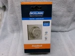 * Schlage- Satin Nickel Deadbolt Unused Stock Number B60NG W Orig Box Read. Fixed Price $28.88.