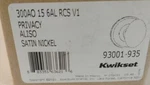 Kwikset 300AO 15 6AL Rcs V1 Aliso Privacy Door Knob 93001-935. Fixed Price $18.80.