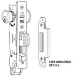 Adams Rite MS1850SN450628 MS1850SN-450-628 Deadbolt For Wood Hollow Steel Doo. Fixed Price $104.22.