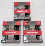 3 Kwikset Security Keyed One Side Smartkey 99910-070 Matte Black. Fixed Price $89.99.