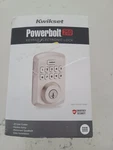 Kwikset Powerbolt 250 10-BUTTON Keypad Satin Nickel Transitional Electronic. Fixed Price $29.00.