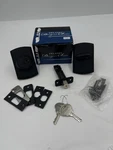 Used Delaney Designers Series Single Cylinder Deadbolt Black 1-3/8" 1-3/4". Fixed Price $33.00.