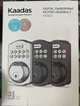 Kaadas KA302 Digital Fingerprint Keypad Deadbolt Matted Black. Fixed Price $75.00.