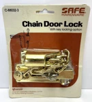 Amerock Chain Door W/ Key Locking Option Heavy Duty Safe Hardware Vintage. Fixed Price $35.09.