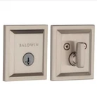 Baldwin 380 Slb 15 Smt Low Profile Square Deadbolt Satin Nickel Finish. Fixed Price $26.00.
