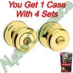 *4-SETS* Kwikset Juno 740J Keyed Entry Door Knob Signature Series 97402-734. Fixed Price $114.99.