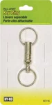 Hy-ko KC116 Pull Apart Carded Key Ring, Metal, Silver. Fixed Price $9.87.