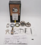 Baldwin Prestige Round Deadbolt Satin Nickel Single Cylinder Door Lock. Fixed Price $34.99.