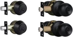 Single Cylinder Deadbolt And Door Knob Set, Keyed Alike LOCKS,2PCAKSET. Fixed Price $41.99.