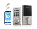 Philips Wifi Smart Keypad Deadbolt Lock, App Remote Control, No Hub... Fast Ship. Fixed Price $157.24.