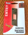 Defender Security Deadbolt Strike Plate E2462 Bronze Alloy. Fixed Price $8.00.