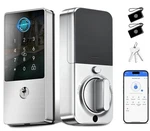Biometric Smart Lock Deadbolt, Keyless Entry Door With App Control & Rem.... Fixed Price $91.33.