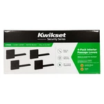 Kwikset Casey 4-PACK Interior Hall Closet Passage Door Handle Lever Matte Black. Fixed Price $54.99.