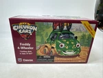 Chevron Cars Freddy 4-WHEELER"WITH 2 Mountain Bikes 1996 Green New Box. Fixed Price $14.87.