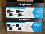 8X Kwikset Casey Privacy Locking Door Bed & Bath Handle Matte Black 93002-068. Fixed Price $125.00.
