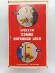 Vintage Weiser Outdoor Indoor Combo Entrance Lock. Fixed Price $49.99.
