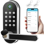 Fingerprint Smart Door Lock With Handle & Keypad No More Lost Keys, Keyl. Fixed Price $99.86.